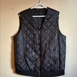 SHEIN Black Quilted Women's Vest